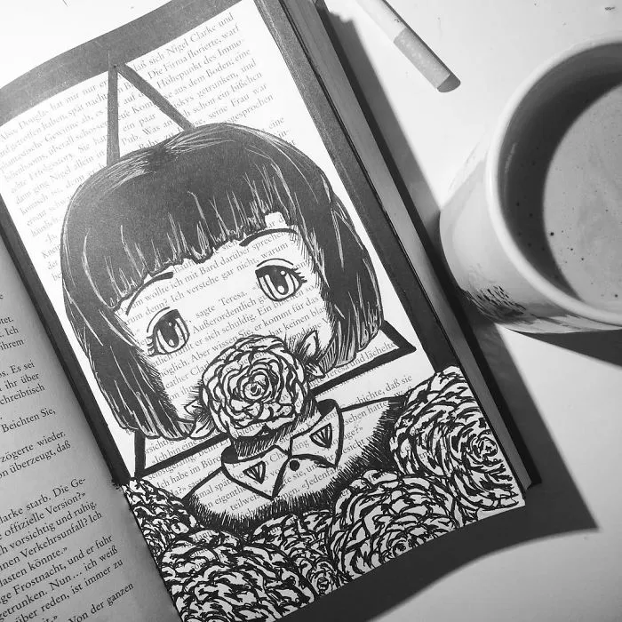 I Use Old Books To Create Art