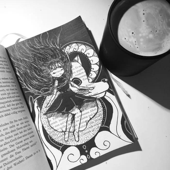 I Use Old Books To Create Art