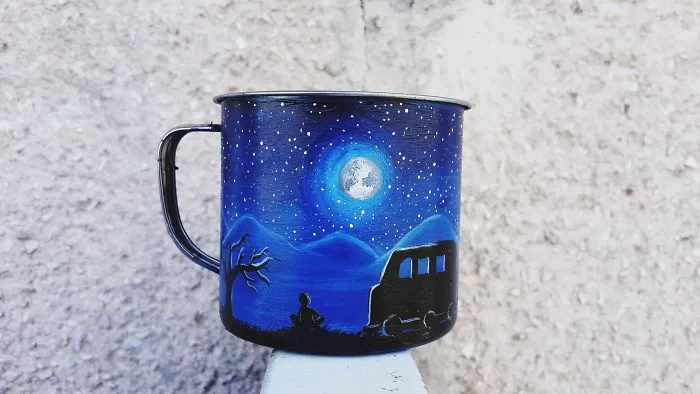 These Hand-Painted Mugs Will Let You Enjoy Art While In The Wild
