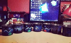 These Hand-Painted Mugs Will Let You Enjoy Art While In The Wild