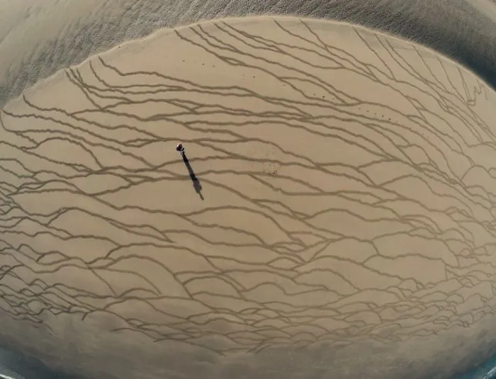 I've Been Drawing On Beaches Since Childhood, And I Still Do