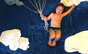 With The Help Of Household Items, I Like To Send My Son On Magical Adventures While He Sleeps