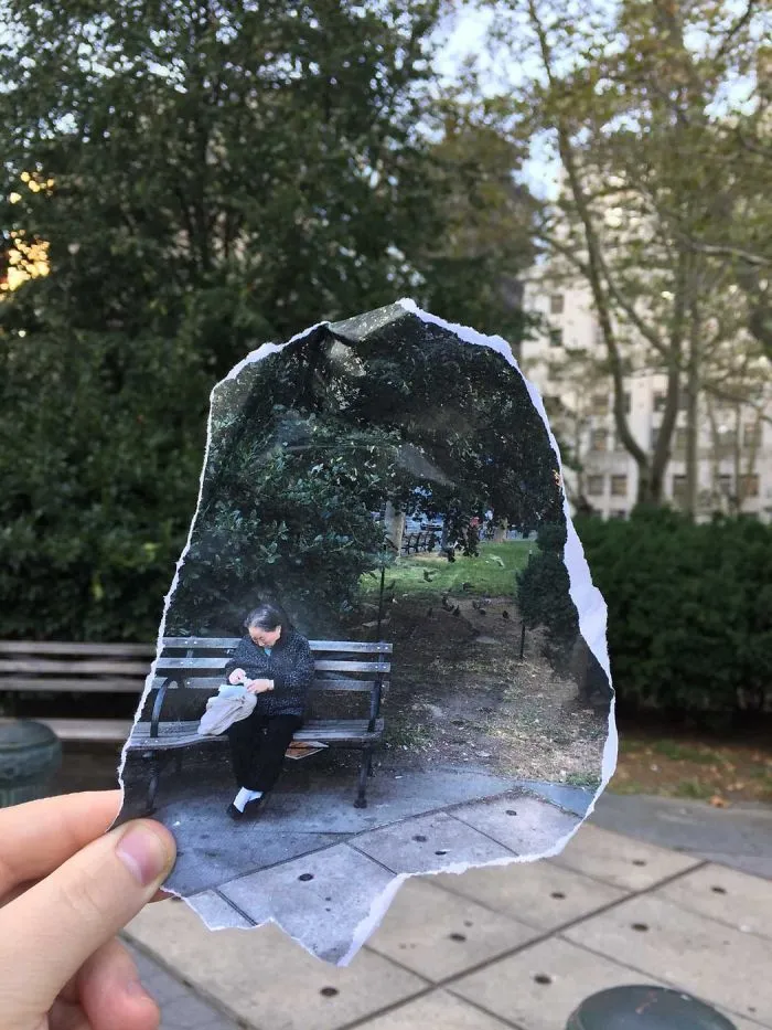 Artist Transforms Boring City Life Into Fun Scenes Using Magazine Cutouts