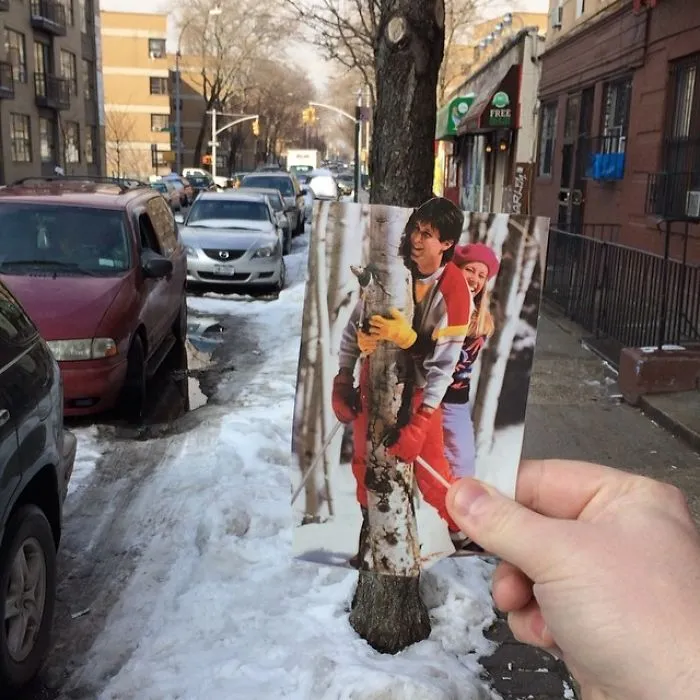 Este artista usa recortes de revistas para hacer más divertida la aburrida vida de la ciudad