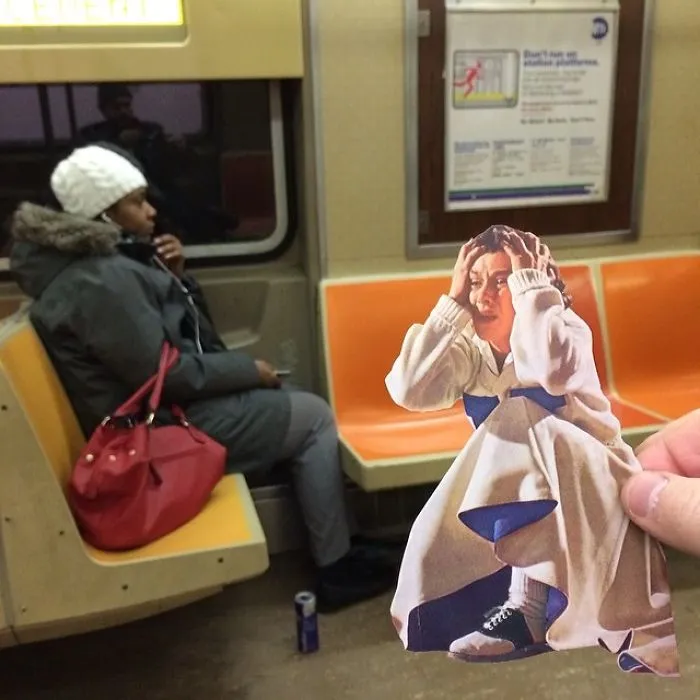 Artist Transforms Boring City Life Into Fun Scenes Using Magazine Cutouts