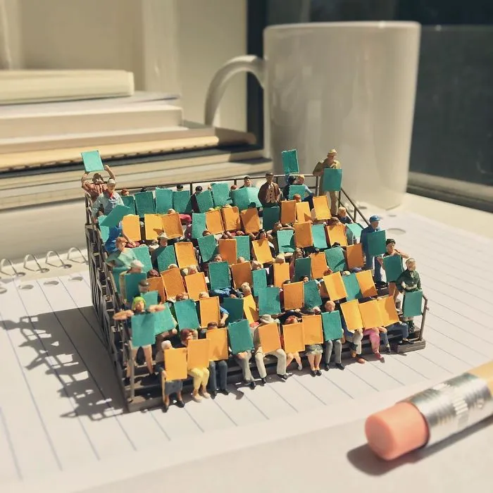 Miniature Office: Guy Turns Work Frustrations Into Miniature Scenes