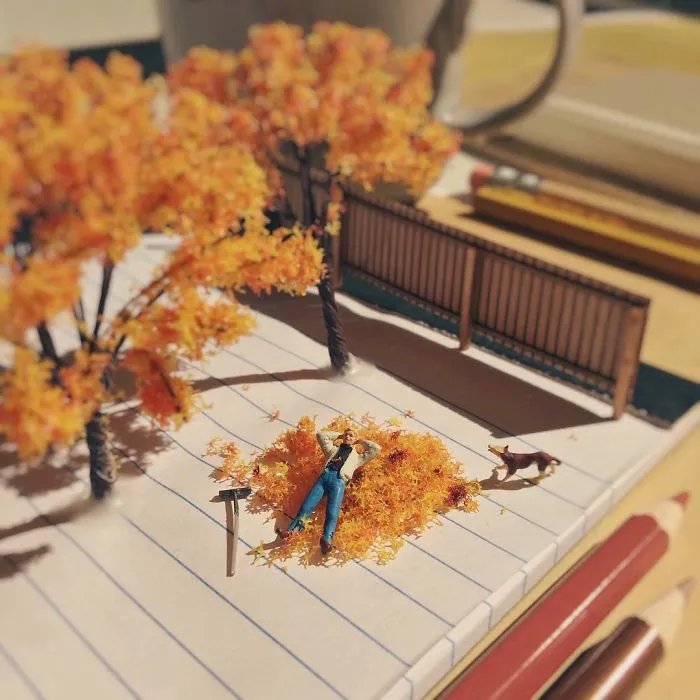 Miniature Office: Guy Turns Work Frustrations Into Miniature Scenes
