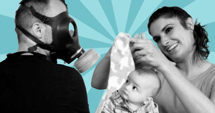 My Wife And I Filmed This "Moms Vs. Dads" Comedy Video With Our New Baby (Yes, Some Of It Is Based On Real Events...)