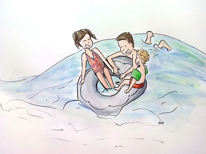 After My First Year Of University, I Started Drawing Childhood Moments With My Brothers