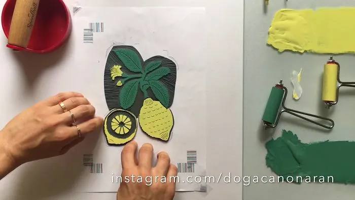 Sicilian Cedro Hand Printing By Dogacan Onaran