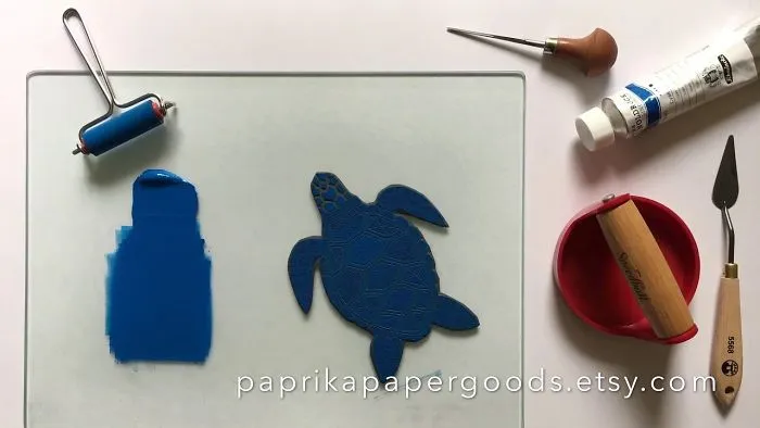 Curly Turtle Printing Process