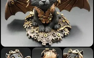 Polymer Clay Dragon & Fantasy Art