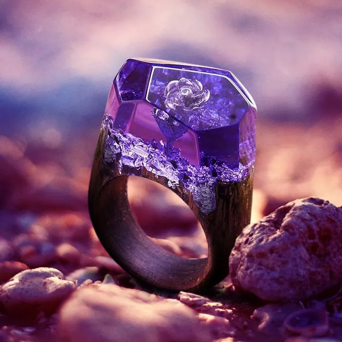 These Stunning, Nature-Inspired Resin Rings Will Reshape Your Idea Of Jewelry