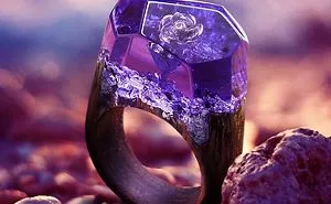 These Stunning, Nature-Inspired Resin Rings Will Reshape Your Idea Of Jewelry
