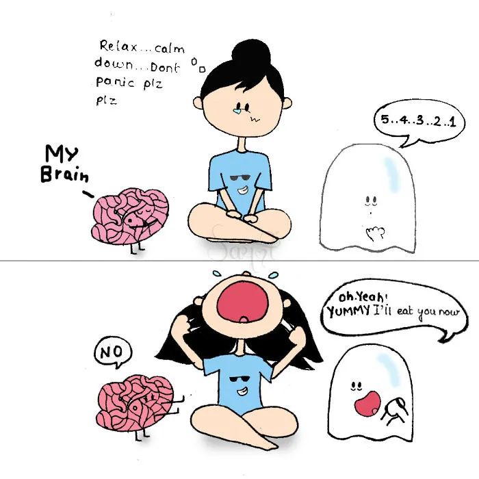 Funny Illustrations About Overthinking