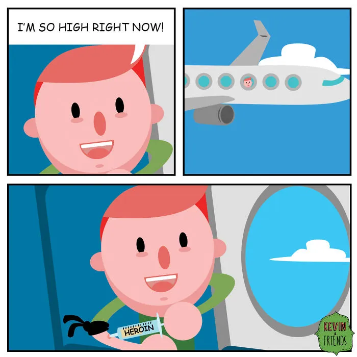 I Created Dark Comics About A Horrible Optimist Kevin (12 New Pics)