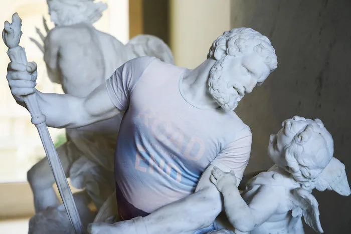 Classic Sculptures Get Dressed In Modern Clothes For 'Hipsters In Stone' Project