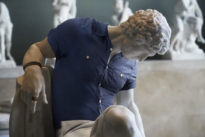 Classic Sculptures Get Dressed In Modern Clothes For 'Hipsters In Stone' Project