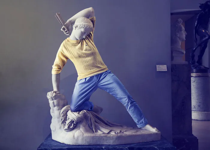 Classic Sculptures Get Dressed In Modern Clothes For 'Hipsters In Stone' Project