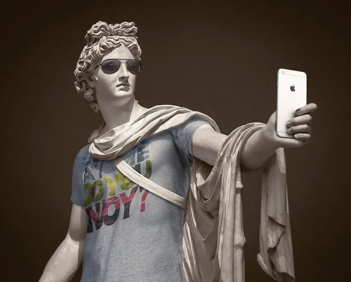 Classic Sculptures Get Dressed In Modern Clothes For 'Hipsters In Stone' Project