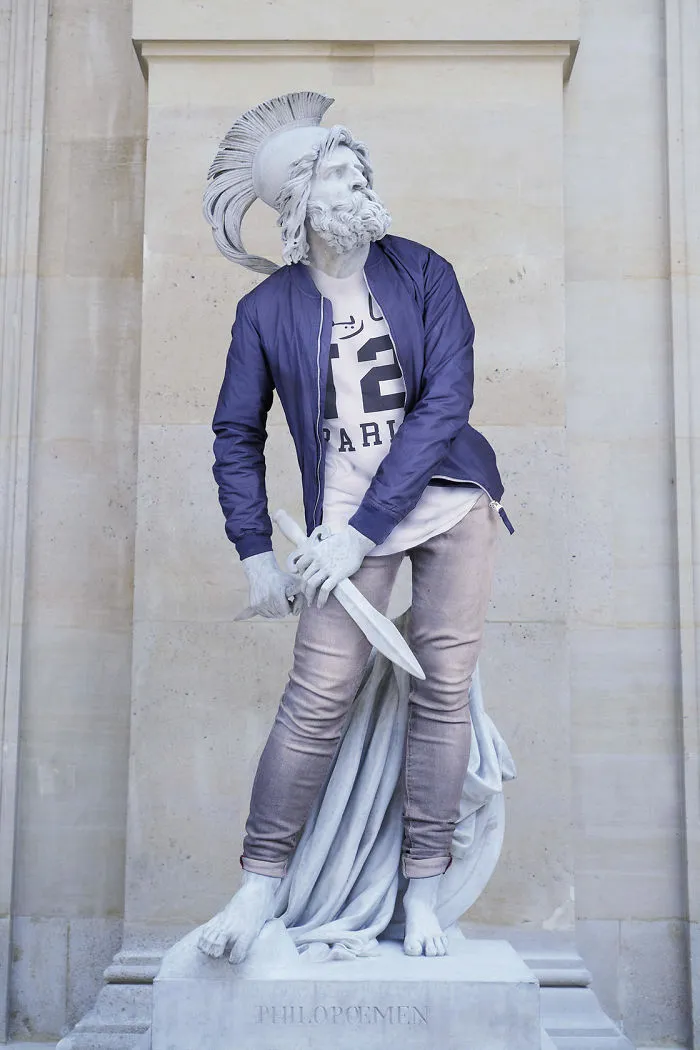 Classic Sculptures Get Dressed In Modern Clothes For 'Hipsters In Stone' Project