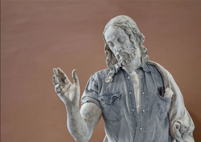 Classic Sculptures Get Dressed In Modern Clothes For 'Hipsters In Stone' Project
