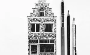 This Is How I Create My Architectural Pencil Drawings.