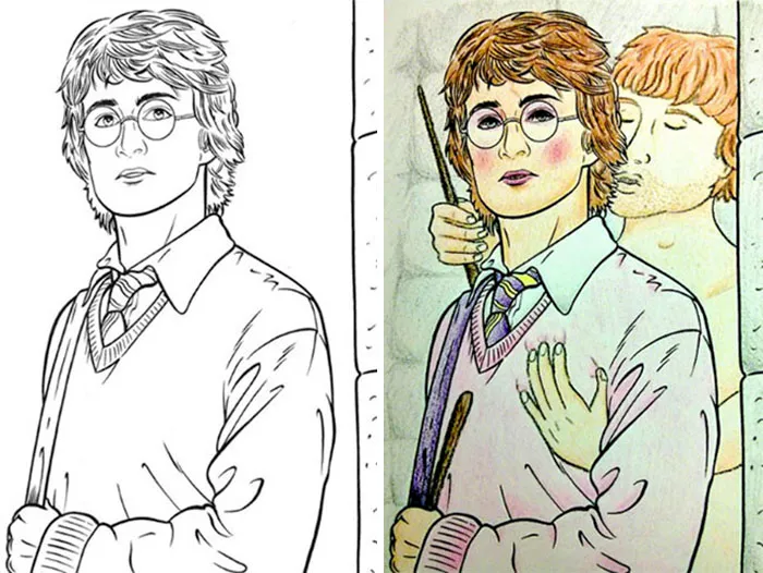 47 Times Adults Did Coloring Books For Kids, And The Result Was Hilariously NSFW