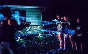 We Made A Water Blaster That Uses Natural Bioluminescent Proteins To Make Water Glow!