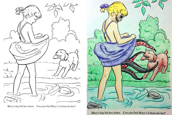47 Times Adults Did Coloring Books For Kids, And The Result Was Hilariously NSFW
