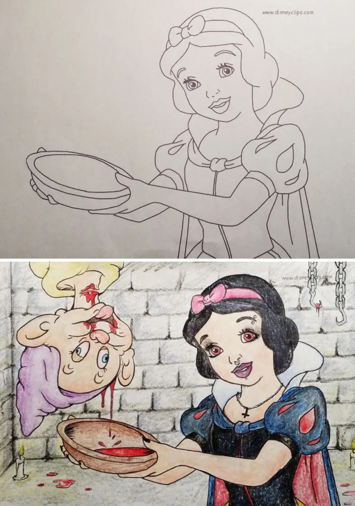47 Times Adults Did Coloring Books For Kids, And The Result Was Hilariously NSFW