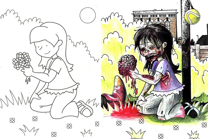 47 Times Adults Did Coloring Books For Kids, And The Result Was Hilariously NSFW