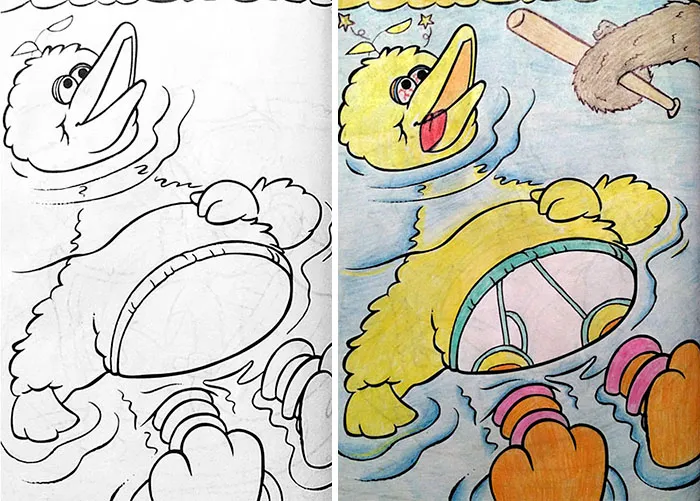 10+ Veces que los adultos cogieron los libros de colorear para niños, y los resultados son tan divertidos como NSFW