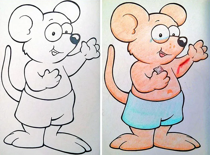 10+ Veces que los adultos cogieron los libros de colorear para niños, y los resultados son tan divertidos como NSFW