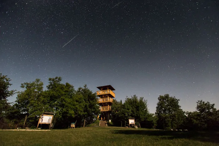 Meteors On The Sky