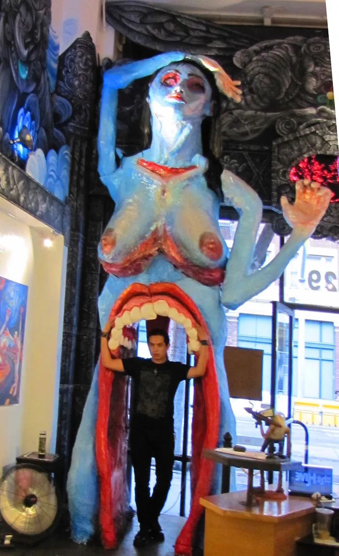 The Installation You Cant Un-See: Huge Sculpture I Made Of Papaer Mache