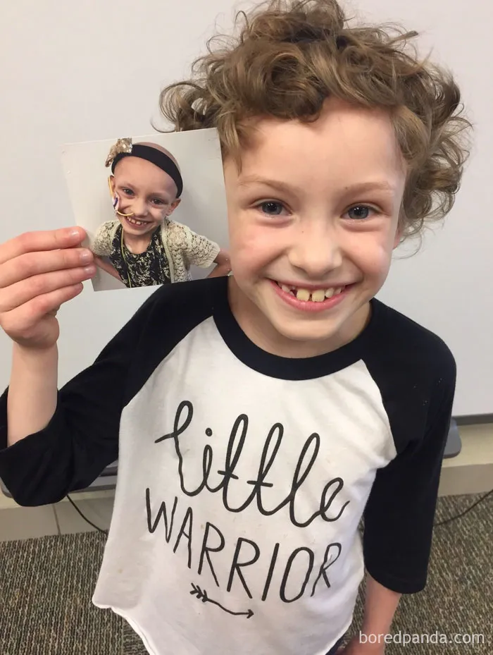 First And Last Day Of 1st Grade - She Kicked Cancers Ass