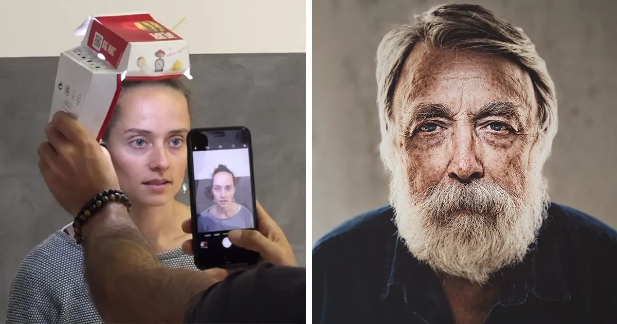 Este Hombre Utilizó Una Caja de McDonald's Y Un iPhone Para Hacer Estos Retratos, Y Los Resultados Te Sorprenderán