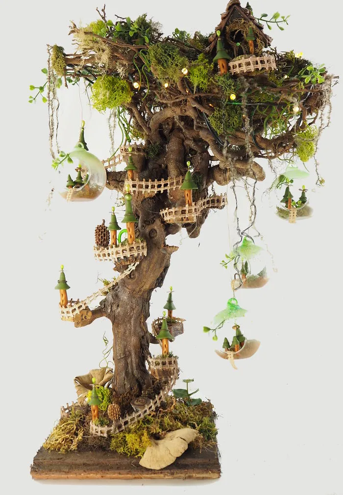 I Use Unwanted Objects To Create My Own Fantasy Worlds