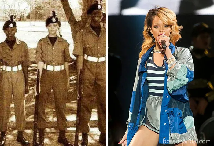 Rihanna fue cadete en el ejército