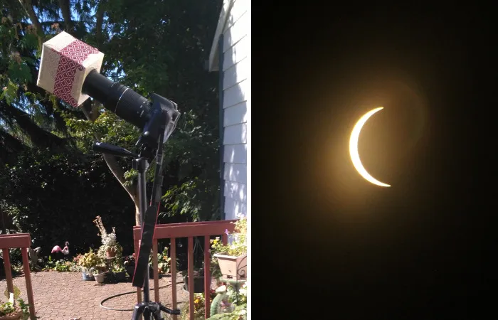 I Photographed The Solar Eclipse