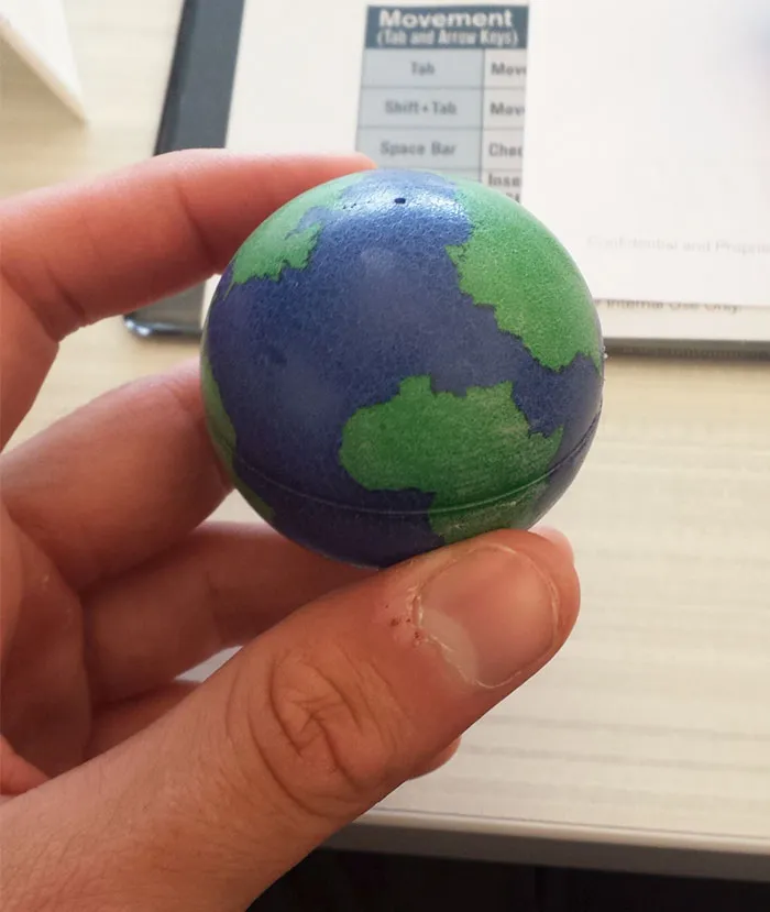 This Globe Doesn't Have Europe On It