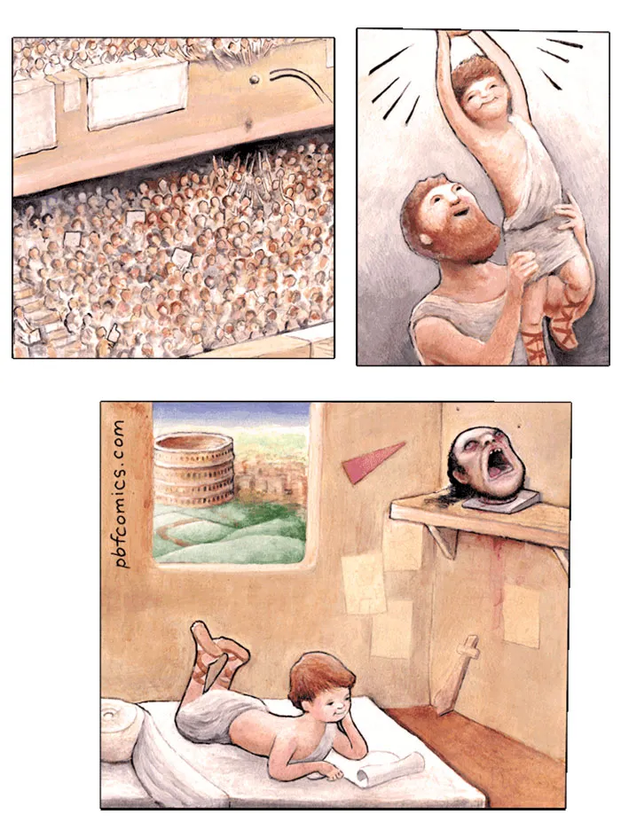 10+ Cómics Hilarantes con Oscuros Finales Inesperados por 'Perry Bible Fellowship'