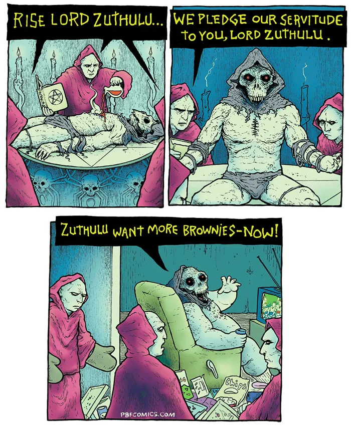 50 Hilarious Comics With Unexpectedly Dark Endings By 'Perry Bible Fellowship'