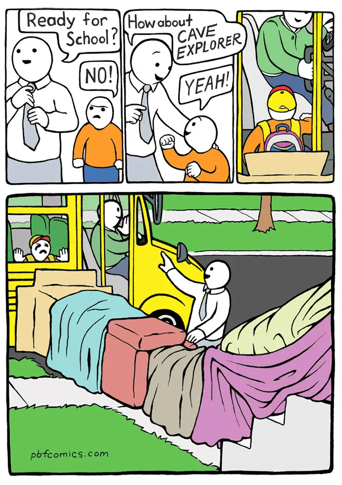 50 Hilarious Comics With Unexpectedly Dark Endings By 'Perry Bible Fellowship'