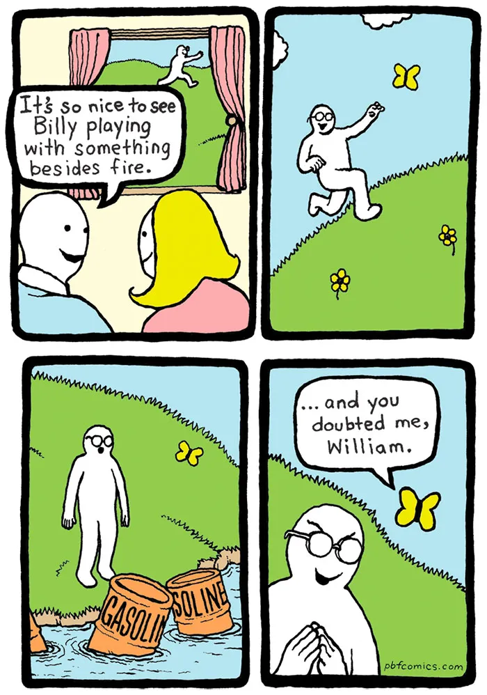 50 Hilarious Comics With Unexpectedly Dark Endings By 'Perry Bible Fellowship'