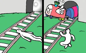 50 Hilarious Comics With Unexpectedly Dark Endings By 'Perry Bible Fellowship'
