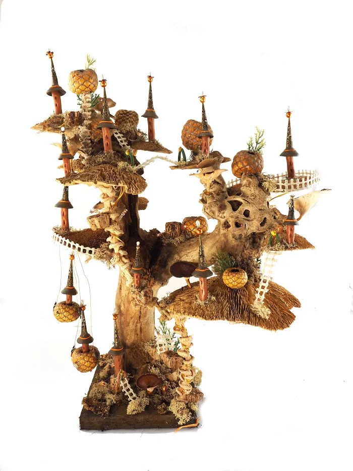 I Use Unwanted Objects To Create My Own Fantasy Worlds