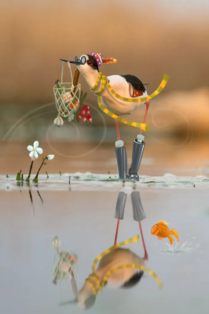 We Combine Illustration And Photography To Reveal The Secret Stories Of Wild Animals
