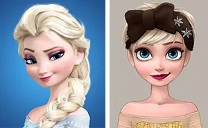 I Re-Imagined Disney Princess Hairdos